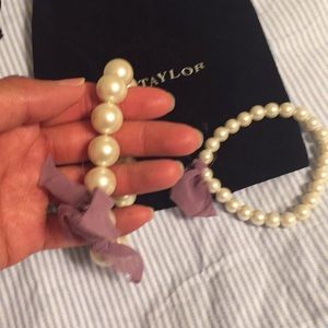 Ann Taylor | Jewelry | Ann Taylor Pearl Bracelets | Poshmark
